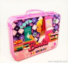 芭比36色水彩笔正品促销秒杀 学生文具批发精品推荐